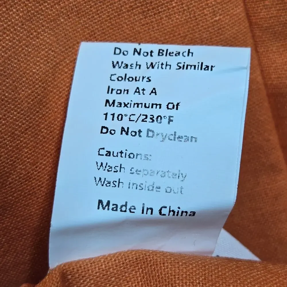 Commense Halter Maxi Dress Womens XSmall NEW Orange Linen Pleated Party Cocktail